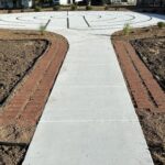 The labrynth and community gardens are dedicated to the Carbondale community.